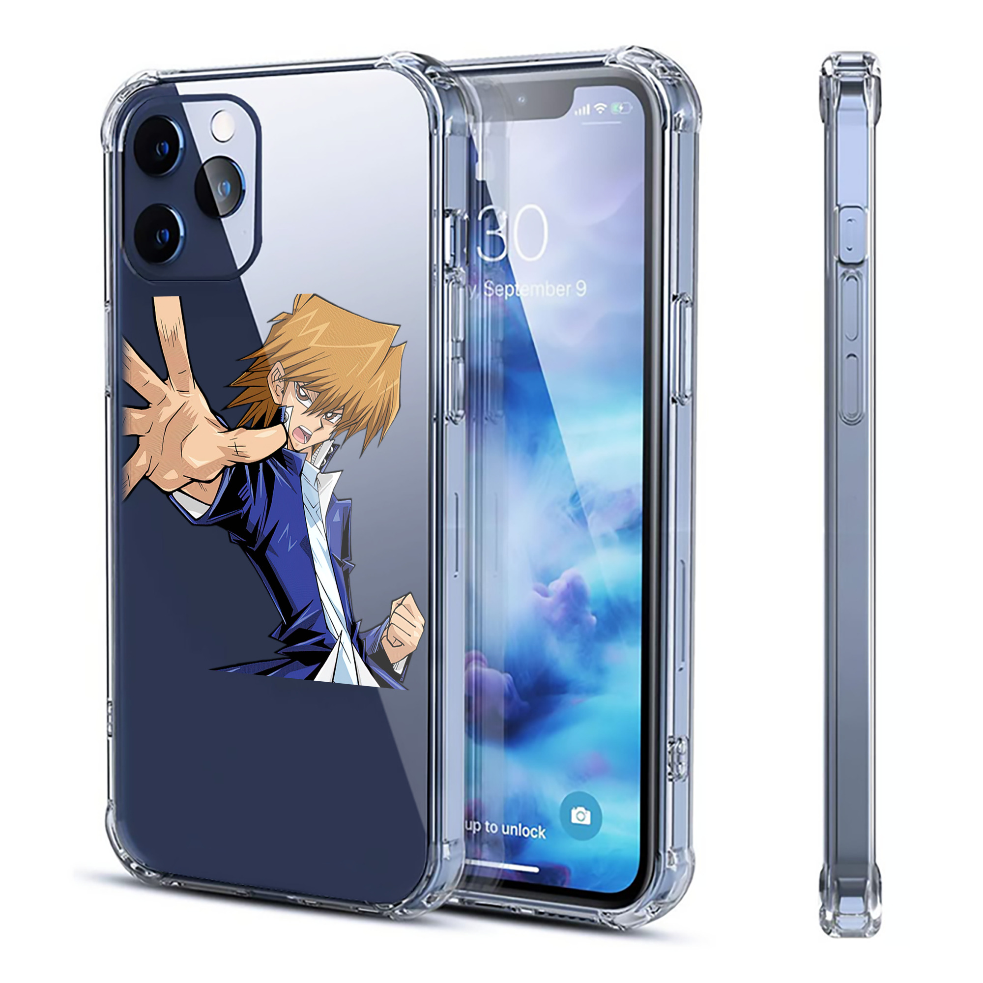 （画像用） 遊☆戯☆王 Yu-Gi-Oh! 【iPhone 12シリーズ対応】透明スマホケース（クリアソフトケース）